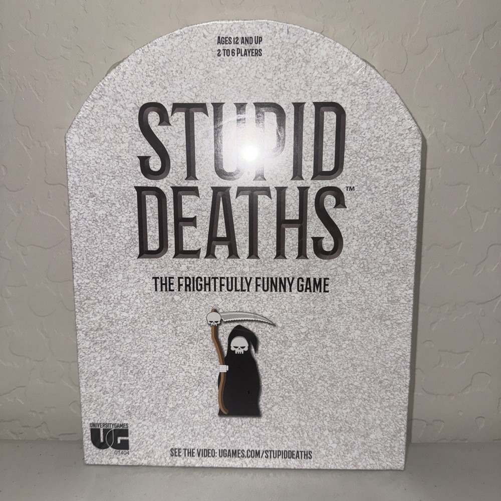 Stupid Deaths The Frightfully Funny Game Ages 12 And Up 2-6 Players