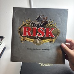 Hasbro Risk 40th Anniversary Collector’s Edition Board Game, NEW Open Box!