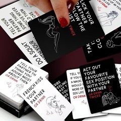 Excited and Exhausted Card Game Couple Erotic Drinking Games