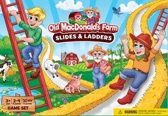 MasterPieces – Old MacDonald’s Farm – Slides & Ladders Board Game