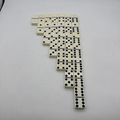 Puremco Marblelike Professional Extra Thick Dominoes US Army White Complete