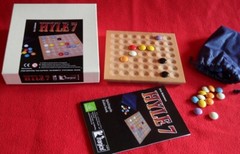 Hyle 7 Franjos Spieleverlag Holzspielzeug Familienspiel Legespiel Strategiespiel
