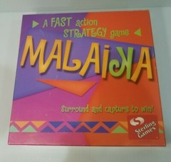 Malaika Strategy Board Game Surround and Capture RARE VTG Sterling Games 2003
