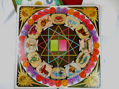 1967 Madame Planchette Horoscope Board Game Selchow Righter Complete CIB w Box