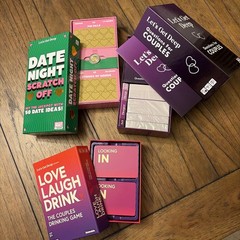 Let’s Get Deep, Love Laugh Drink, & Date Night Scratch Off – Set Of Three Games