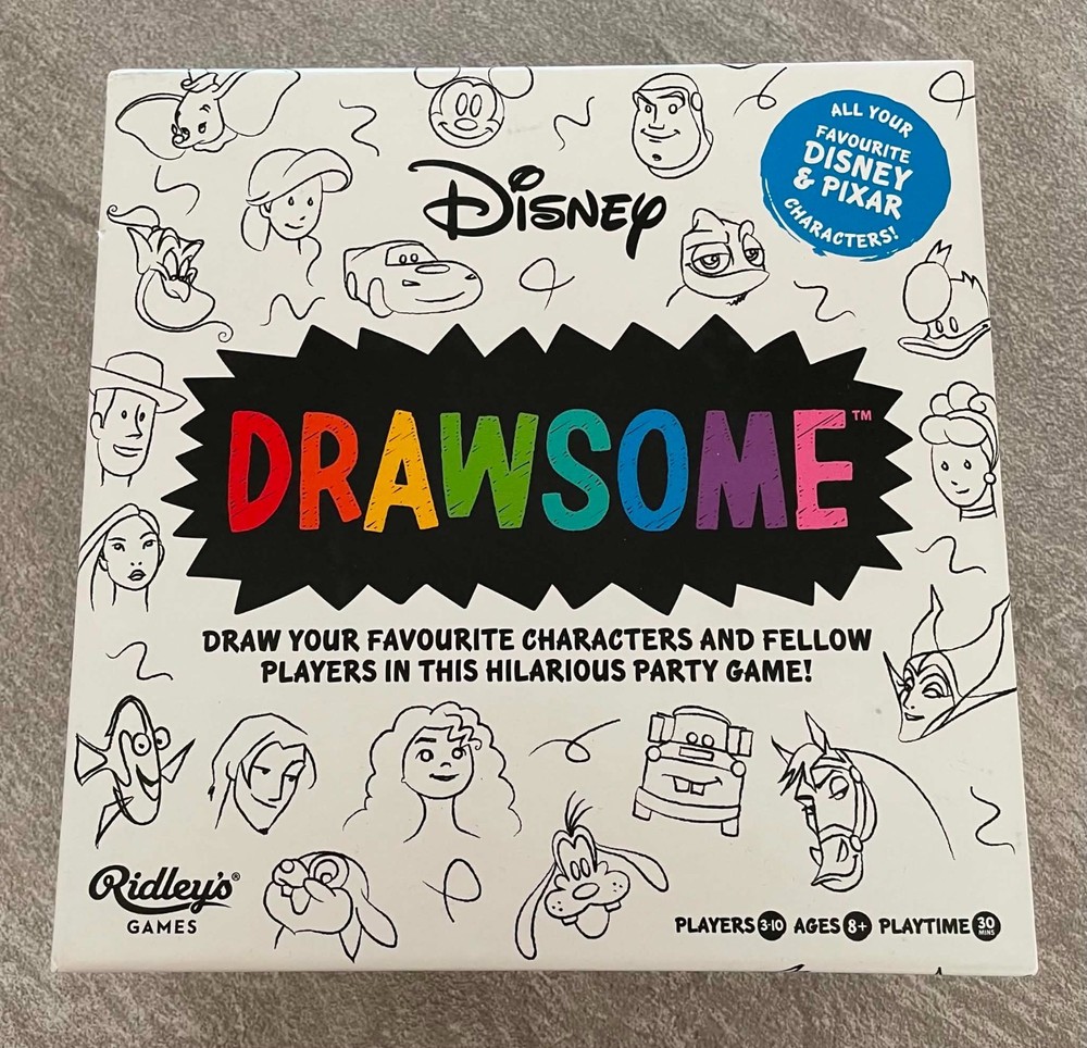 Ridley’s Games Disney Drawsome Party Game Cards New Sealed