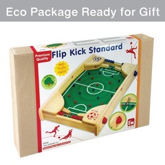 Flipkick: Wooden Tabletop Football/Soccer Pinball Games, Indoor Portable Sport T