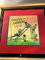 2004 Milton Bradley Chutes & Ladders Nostalgia Game Series,wood Box Shelf Editio
