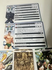 Marvel Crisis Protocol Namor Black Panther Bast Character & Tactic Cards French