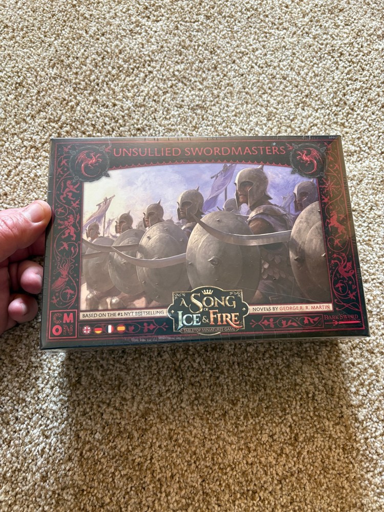 CMON A Song of Ice & Fire House Targaryen Unsullied Swordmasters New in Shrink