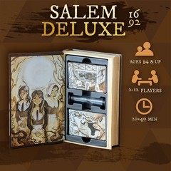 Board Game Salem 1692 Deluxe Edition Witch Hunt Strategy Card 4-12 Facade Games