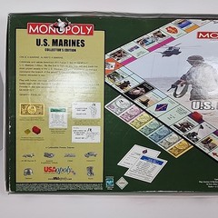 Monopoly U.S. Marines Corps USMC Edition Military Board Game 2005 Hasbro