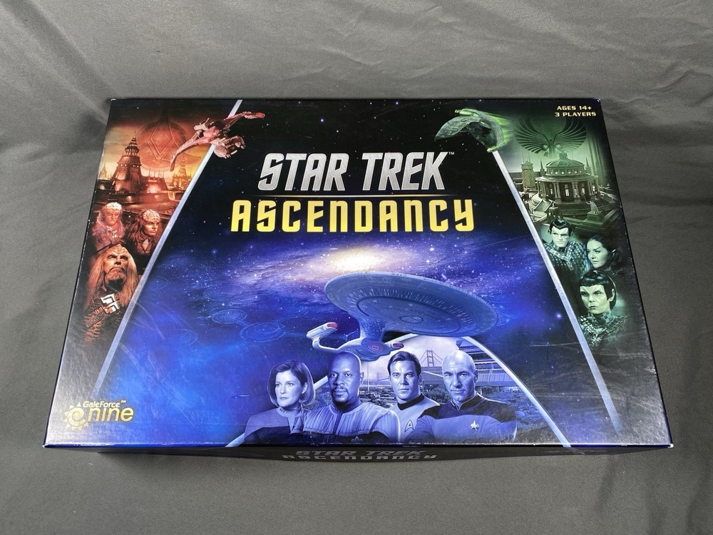 Star Trek: Ascendancy Core Board Game – Complete, Unpunched