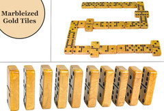Dominos Set for Adults, Thick Domino, Double 6 Dominoes Set for Adults and Kids,