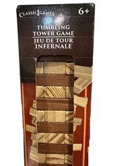 NEW Mini Wooden Blocks Tumbling Tower Game-72 Pieces Strategy FREE SHIPPING