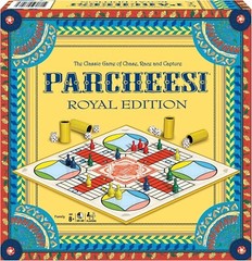 Parcheesi Royal Edition Board Dice Game – Family Game Night Kids 8+ & Adults