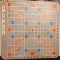 Scrabble Deluxe Edition Rotating Board 1989 Complete Read Description