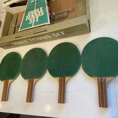 *Rare* VTG Regent Deluxe Tournament Table Tennis Set Orig Box Ping Pong UNUSED