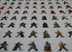Carcassonne – 130 Meeple Stickers | Accessory | New
