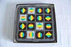 Rubik’s Magic Strategy board game 1987 complete VGUC Rubiks cube