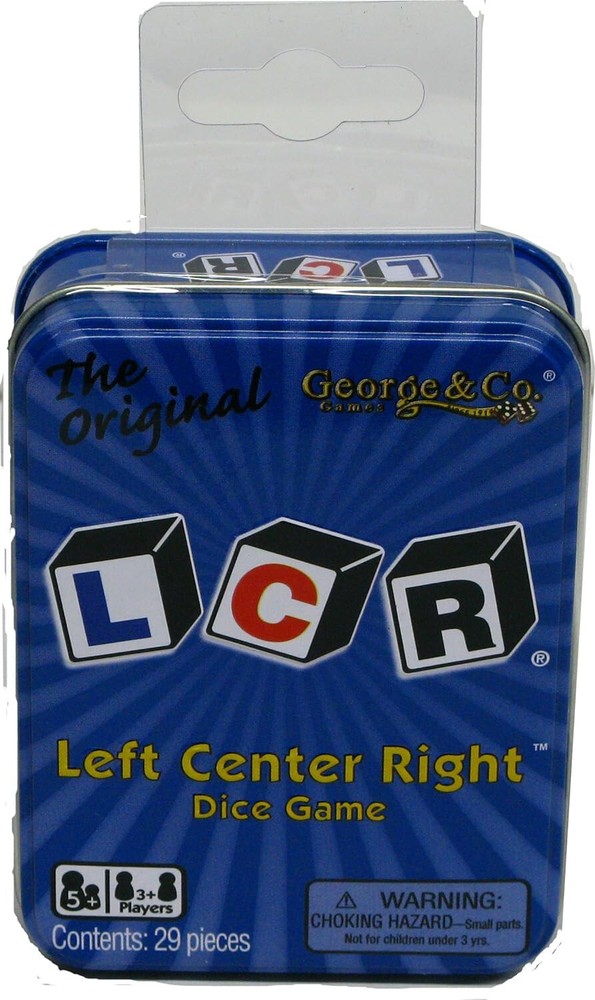 George and Company 00106 Left Center Right Dice Game