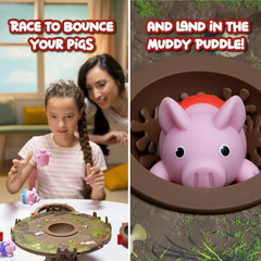 Pigs on Trampolines – Silly Fast Fun Family Night Game for Kids & Adults