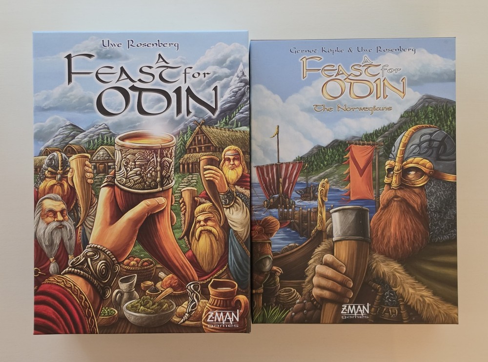 A Feast for Odin Board Game – Base Game & The Norwegians Exp & Mini Exp #1
