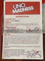 Mattel UNO Madness Board Game Strategy Theme Easy Instructions Ages 7+ 2-4