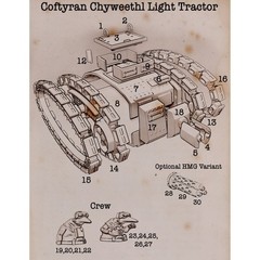 This Quar’s War Coftyran Chyweethl Tractor – Wargames Atlantic 28mm WWI Tank YHP