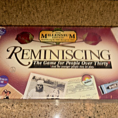 Reminiscing Board Game for People Over Thirty 1940s-1990s Trivia New Old Stock