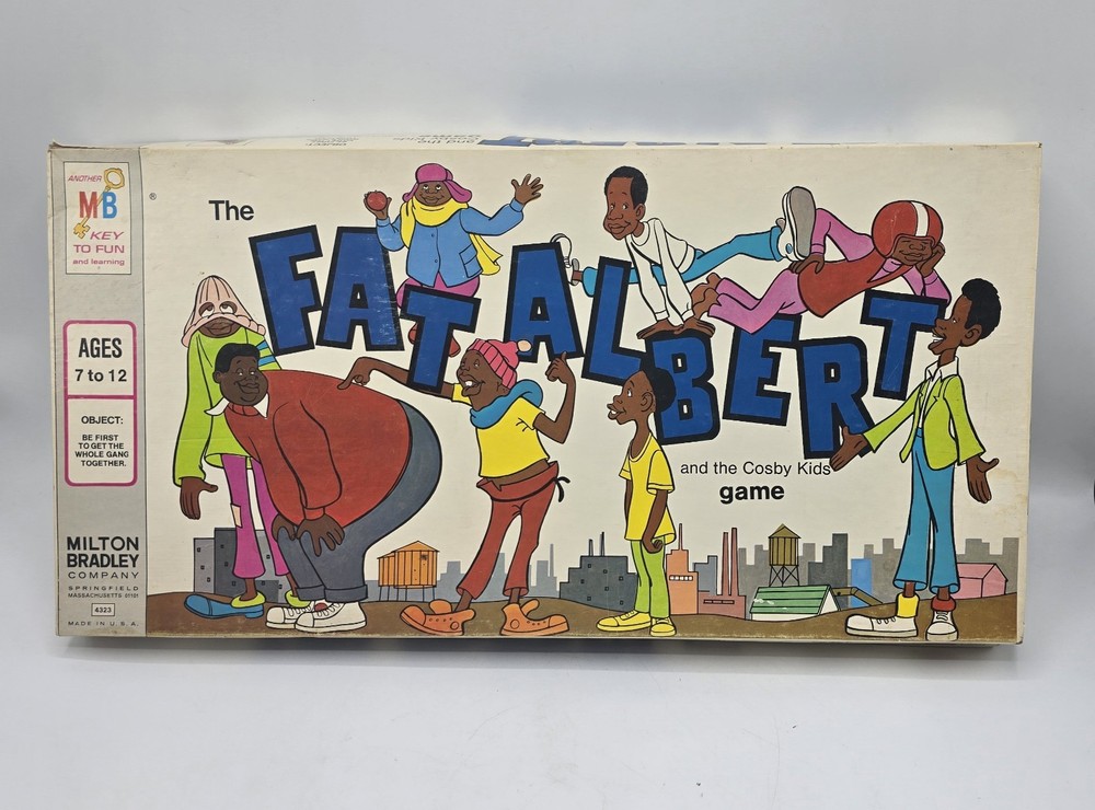 Fat Albert Board Game – 1973 Milton Bradley – Animated TV Series – Complete
