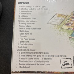 Ruination Board Game, Brute Pledge Kickstarters. Package Sealed