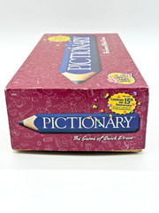 Pictionary 15th Anniversary Edition Board Game 2000 Complete w/ Challenge Die