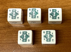 Vintage Poker Dice Game Set – Very Nice – Never Used