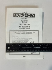 Monopoly The Simpsons Treehouse of Horror 2005 Replacement Game Instructions