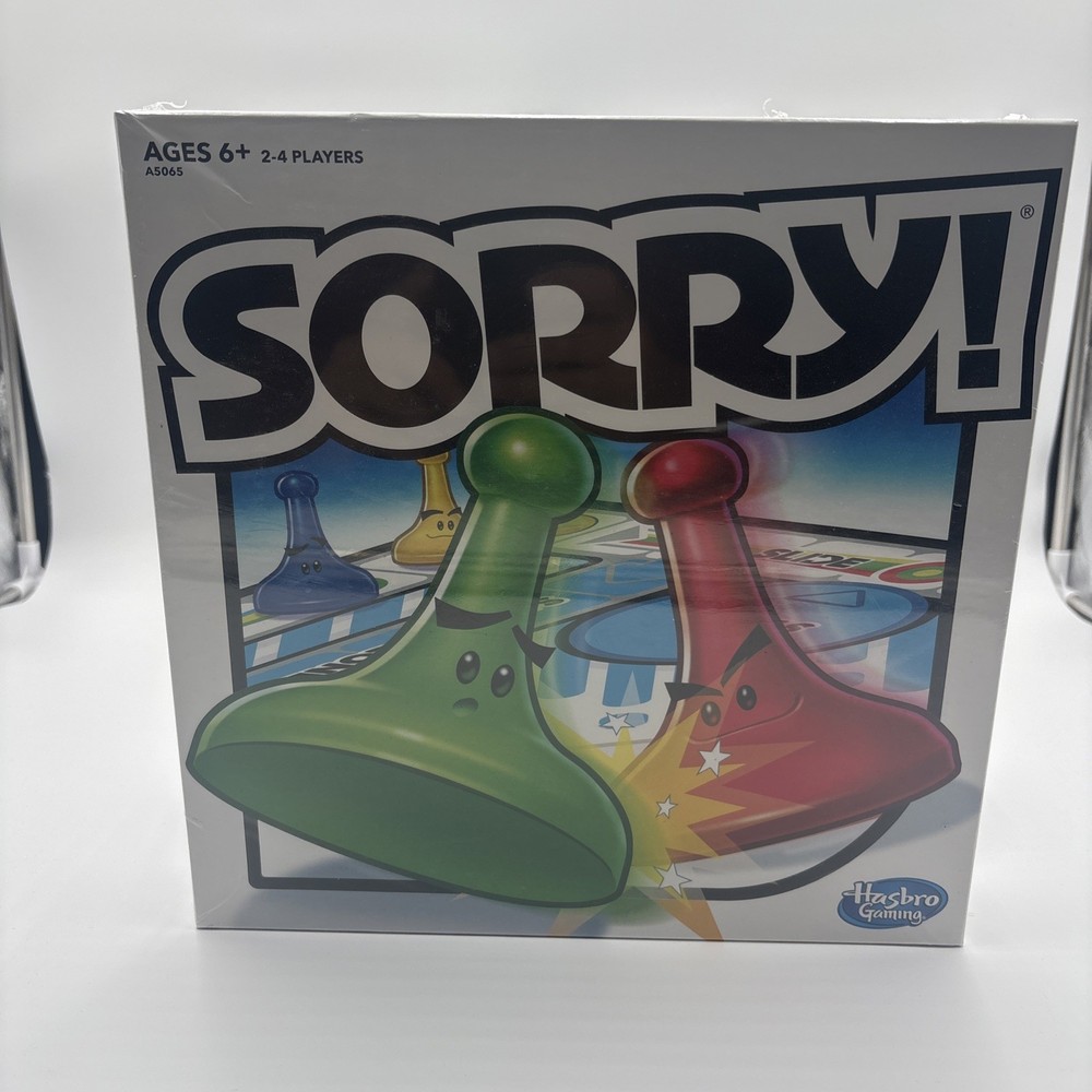 2016 Hasbro Sorry Board Game A5065 Sealed & Unopened Ages 6+ 2-4 Players