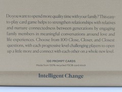 Let’s Get Closer Card Game Family Edition Conversation Cards Intelligent Change