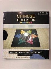 CHINESE CHECKERS GAME. BRAND NEW/SEALED. AGES 8 and above. 2 To 6 Players.