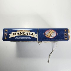 VTG Cardinal Solid Wood Folding Mancala Game With Metal Tin Sleeve Case Parts