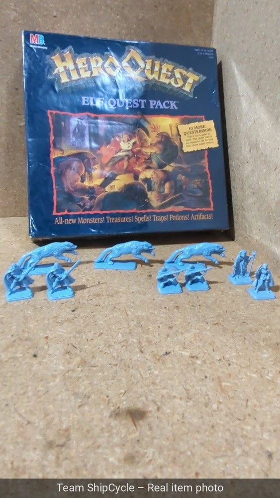 Hero Quest Elf Quest Pack Milton Bradley 910 Pieces 4236 G2U