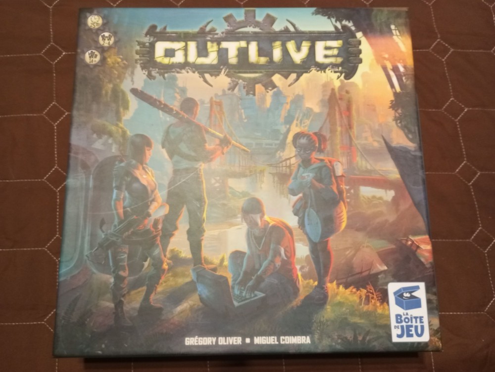 Outlive board game Apocalyptic Survival NM/VG+