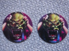 Pogs GOOSEBUMPS lot 1995 Parachute Press Vintage (3 Cheerios pogs)