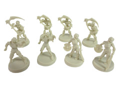 HeroQuest: 8x UNDEAD Minis & Cards NEW!!