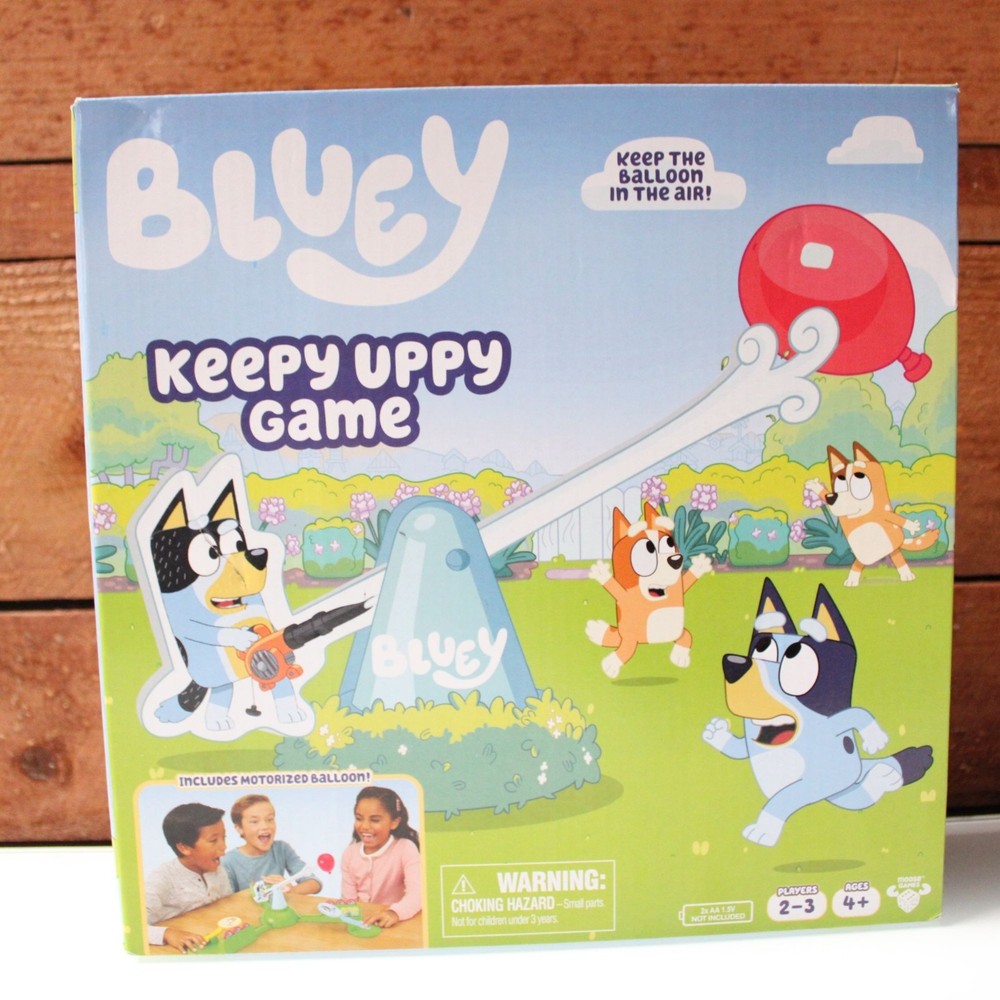 Bluey Keepy Uppy Game | Motorized Balloon Kids Party Toy Ages 4+ Family Fun Game