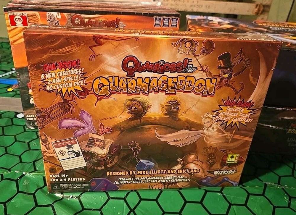 Quarriors! Quarmageddon Expansion Pack WizKids Dice Game Factory Sealed NECA