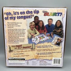Patch Bible Blurt – The Bible Game of Word Racing 100% Complete 2001 Ages 8+