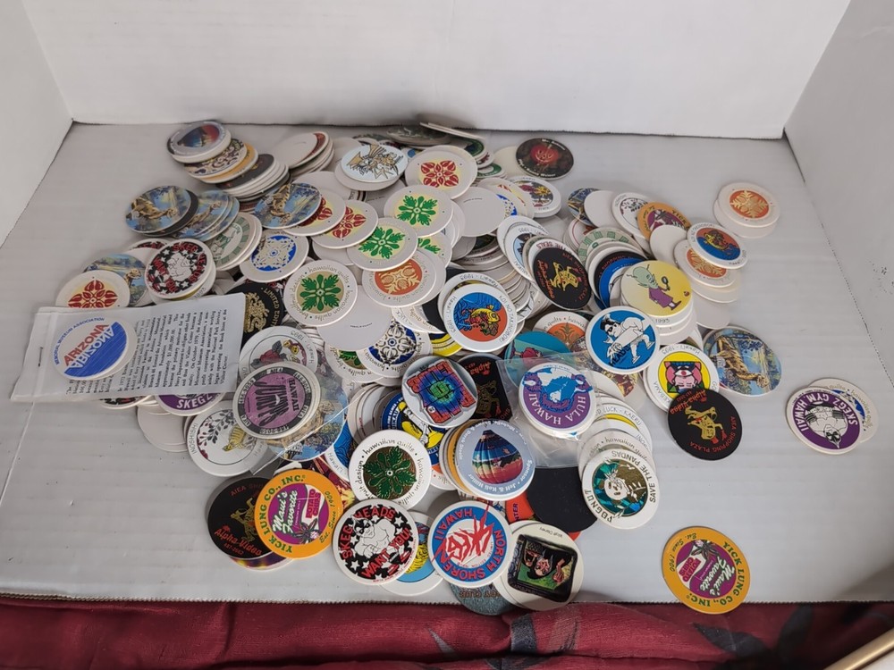 Pogs Pog Lot 1993 Lightly Used Mix Lot Of 400