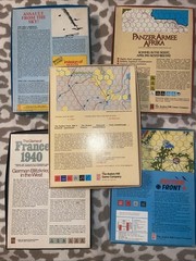 Avalon Hill Wargame Lot. Five Classic Games. Punched. Excellent Condition Rare
