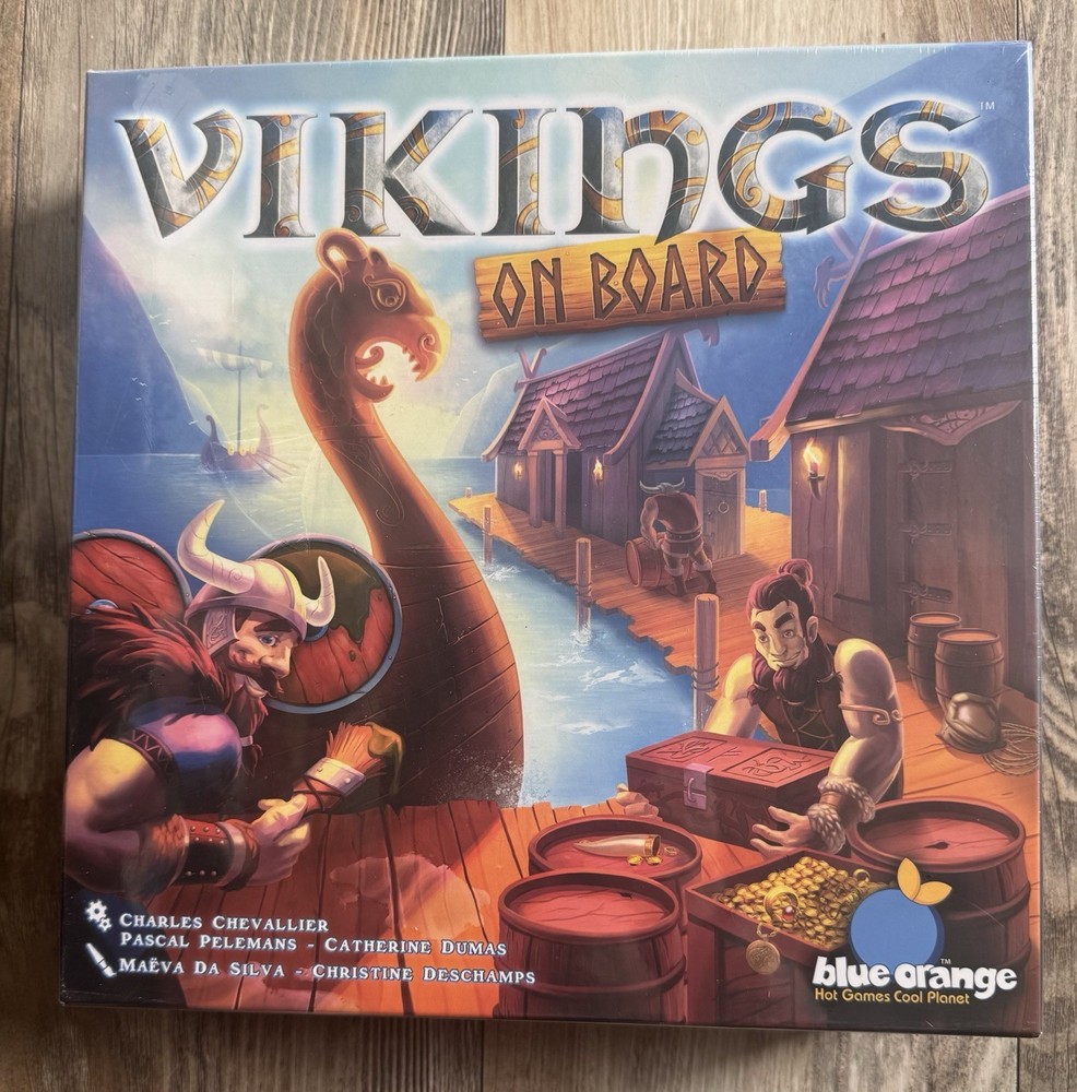 Vikings On Board Game – Blue Orange Games – Charles Chevallier 🌟 NEW & SEALED!!