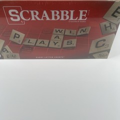 SCRABBLE CROSSWORD BOARD GAME by Milton Bradley Retro NEW & SEALED